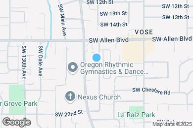 Map image of the property - Vose Apartments