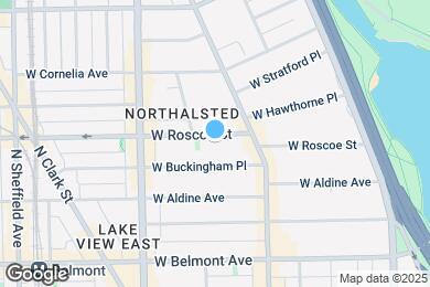 Map image of the property - 651 W Roscoe St