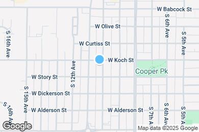 Map image of the property - 407 S 10th Ave