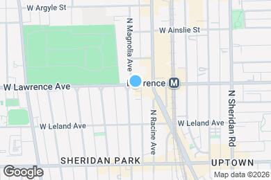 Map image of the property - 1219 W LAWRENCE AVE