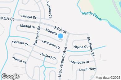 Map image of the property - 725 Maderia Ct
