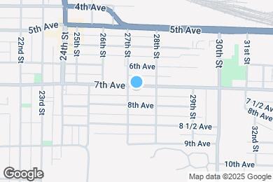 Map image of the property - 2708 7th Ave