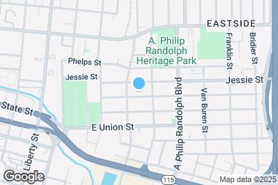 Map image of the property - 627 Odessa St