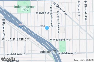 Map image of the property - 3739 N Lawndale Ave