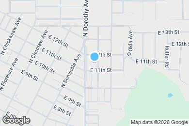 Map image of the property - 907 N Osage Ave