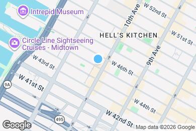 Map image of the property - 503 W 45th St