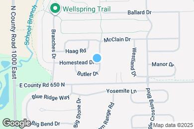 Map image of the property - 10383 Homestead Dr