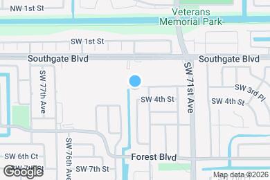 Map image of the property - 7306 SW 3rd Ct