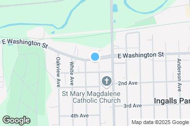 Map image of the property - 1508 E Washington St