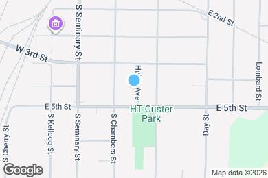 Map image of the property - 1122 Huber Ave