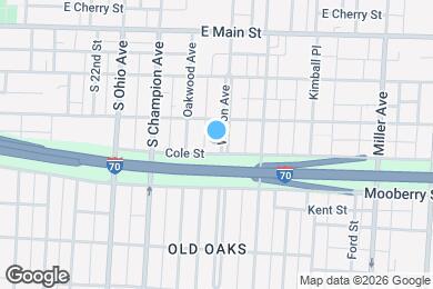 Map image of the property - 551 Wilson Ave