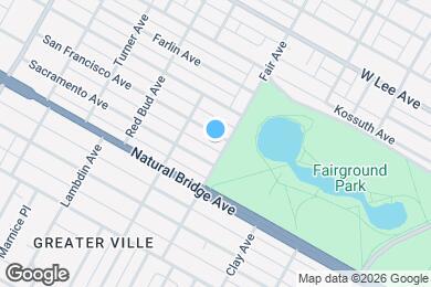Map image of the property - 4106 San Francisco Ave