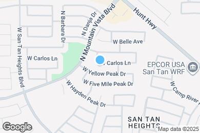 Map image of the property - 3301 W Carlos Ln