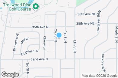 Map image of the property - 3403 2nd St N