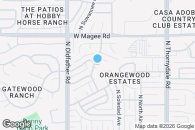 Map image of the property - 7868 N Soledad Ave