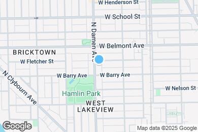 Map image of the property - 3117 N Damen Ave