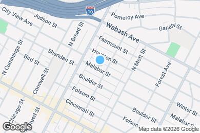 Map image of the property - 2445 Malabar St