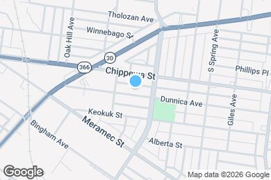 Map image of the property - 3927 Dunnica Ave