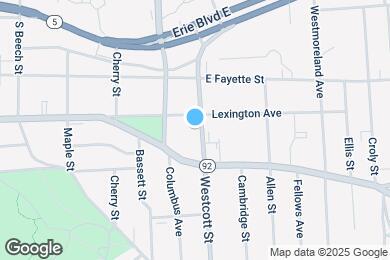 Map image of the property - 208 Westcott St