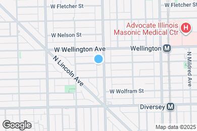 Map image of the property - 1205 W Oakdale Ave