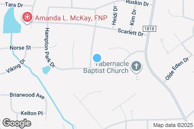 Map image of the property - 1207 Hampton Park Dr
