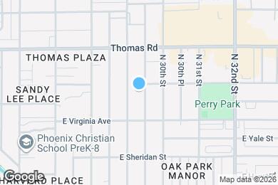 Map image of the property - 2632 N 29th Pl