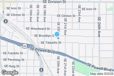 Map image of the property - 3025 SE 20th Ave