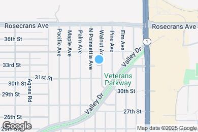 Map image of the property - 3213 Walnut Ave