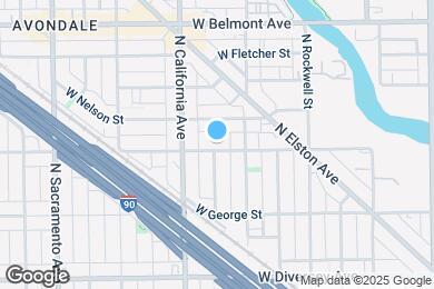 Map image of the property - 2726 W Wellington Ave