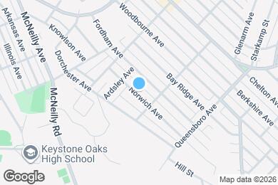 Map image of the property - 827 Norwich Ave