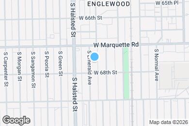 Map image of the property - 6739 S Emerald Ave