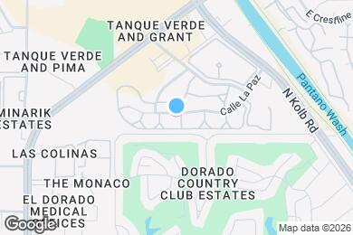 Map image of the property - 6632 Calle La Paz