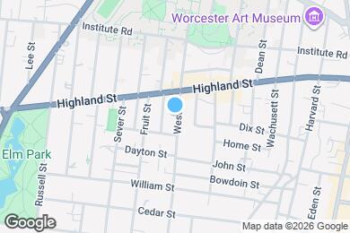 Map image of the property - 112 West St