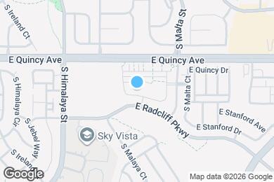 Map image of the property - 20963 E Radcliff Pl