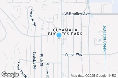 Map image of the property - 1374 N Cuyamaca St