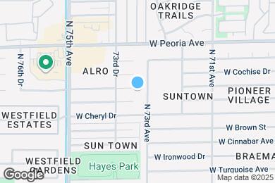 Map image of the property - 7303 W Comet Ave