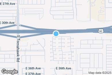 Map image of the property - 3241 S Chaparral Rd