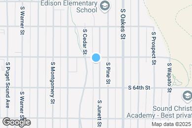 Map image of the property - 6212 S Junett St