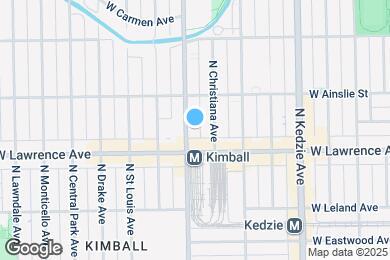Map image of the property - 4821 N Kimball Ave