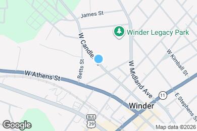 Map image of the property - 122 Candler Park Dr