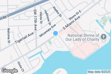 Map image of the property - 1616 S Bayshore Dr