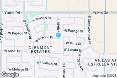 Map image of the property - 15923 W Tohono Dr