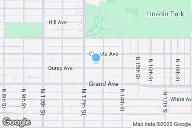 Map image of the property - 1236 Ouray Ave