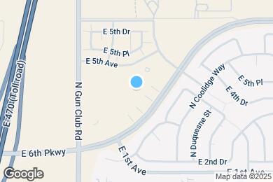 Map image of the property - 23622 E 3rd Pl