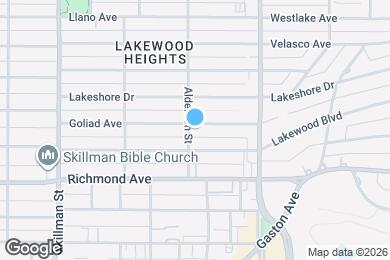 Map image of the property - 6306 Goliad Ave