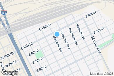 Map image of the property - 600 E 8th St