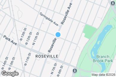 Map image of the property - 325 Roseville Ave