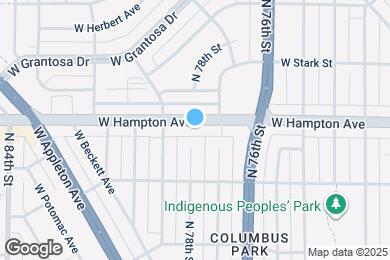 Map image of the property - 7731 W Hampton Ave