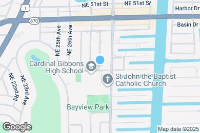 Map image of the property - 3080 NE 43rd St