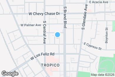 Map image of the property - 1250 S Orange St